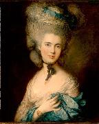 Thomas Gainsborough Woman in Blue oil painting on canvas
